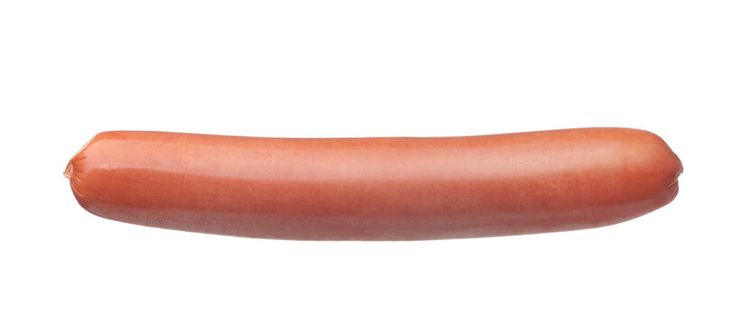 Side view of frankfurter sausage