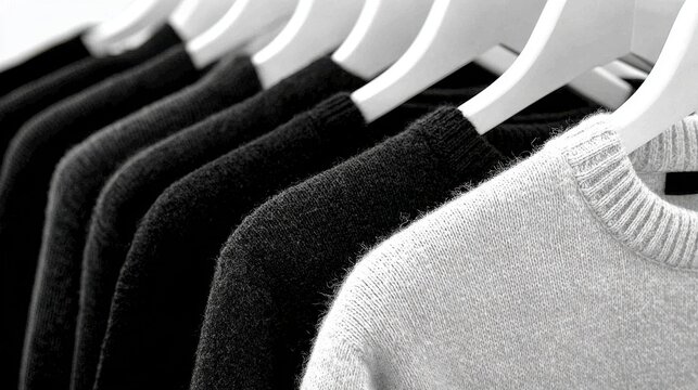 Emphasizing practicality and consistency, it supports building a small wardrobe of versatile items, allowing effortless outfit choices while maintaining a clean, organized closet.
