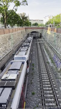 Metro in Vienna, Austria