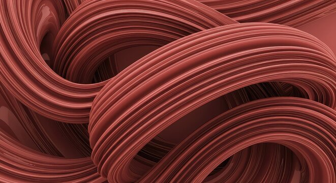 Abstract digital rendering of warped flowing surfaces, exploring geometric distortion, mathematical topology, and dynamic spatial flow, movement, lines, fluid
