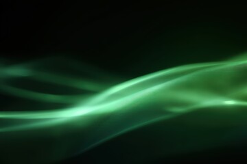 Obraz premium abstract flowing green digital waves futuristic technology background