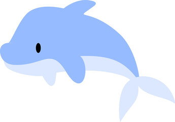 Fototapeta premium Blue dolphin