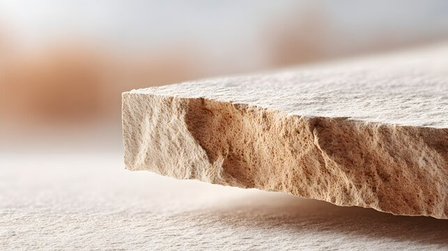 Textured Natural Stone Material Close-Up