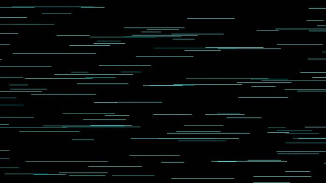 Abstract Light Speed Motion Background Blue Neon Lines Fast Technology Warp Speed Futuristic Energy Flow Digital Data Stream Sci Fi Motion Loop 4K