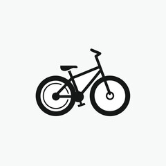 Fototapeta premium electric bicycle vector icon silhoutte template