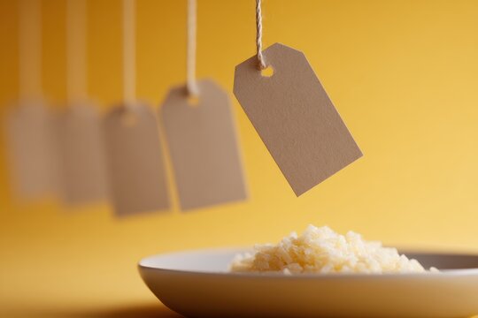 inflation impact concept shrinking food portion rising price tags