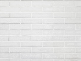 Fototapeta premium White decorative brick wall texture background