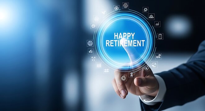 Happy retirement day celebration marking a new chapter