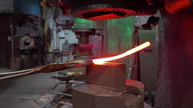 Forging blanks for a sword, how swords for fencing are born, the way of a sports sword.