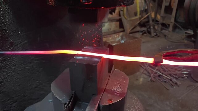 Forging blanks for a sword, how swords for fencing are born, the way of a sports sword.