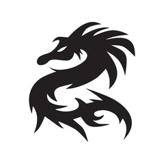 Obraz premium a dragon tattoo 