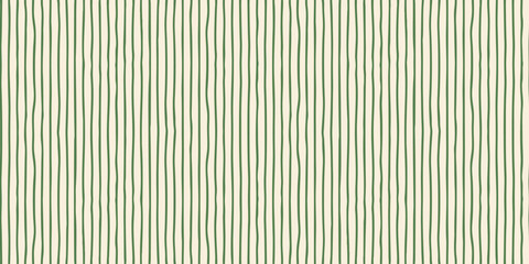 Obraz premium Seamless abstract stripe patterns with hand-drawn vertical lines. Modern decorative vector backgrounds with irregular organic stripes in soft colors. Suitable for textile, packaging, wallpaper