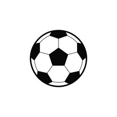 Fototapeta premium Black and white of a soccer ball pattern football geometric