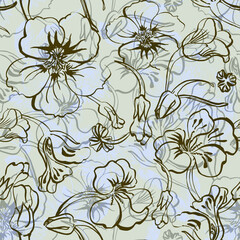 Fototapeta premium Seamless abstract pattern
