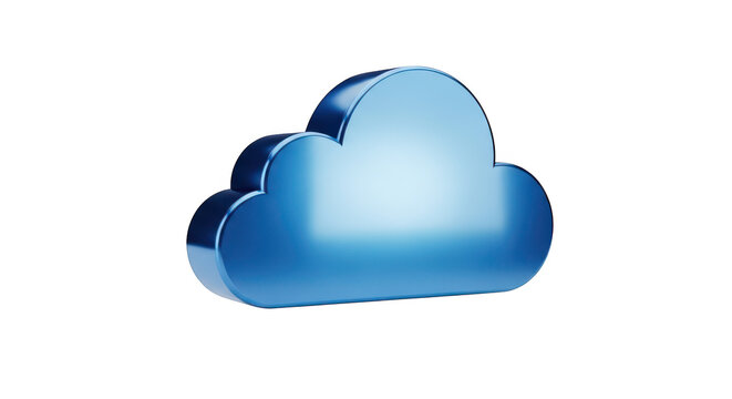 A blue cloud icon
