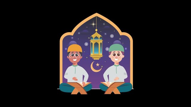Ramadan And Eid Concept Illustrator
