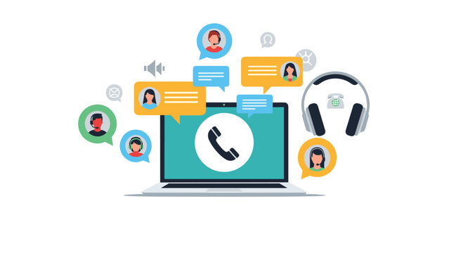 Omnichannel customer support platform integrates voice calls and digital messaging to provide comprehensive client service.