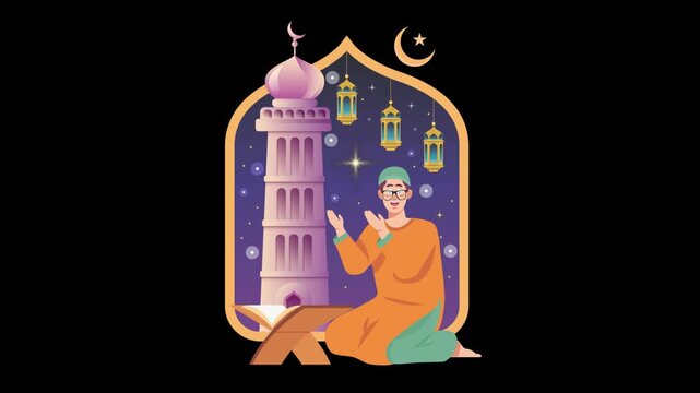 Ramadan And Eid Concept Illustrator