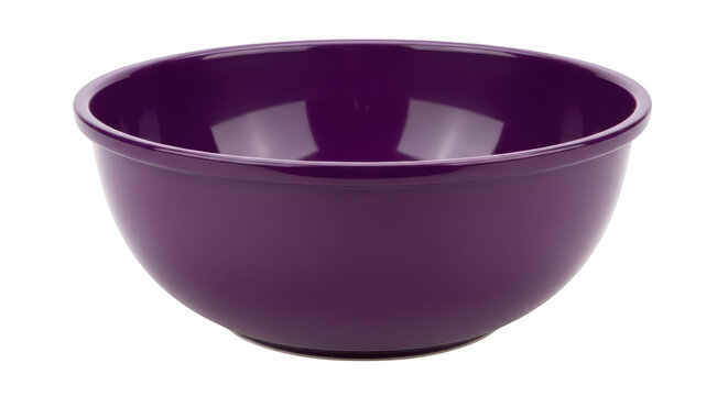 A purple bowl