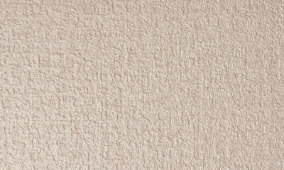 Obraz premium 温かみのあるベージュの塗り壁テクスチャ。漆喰や珪藻土のようなナチュラルな質感