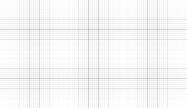 White Paper grid graph, Minimal Squared Net Grid Scale Pattern used for notes or decoration Vector illustration	