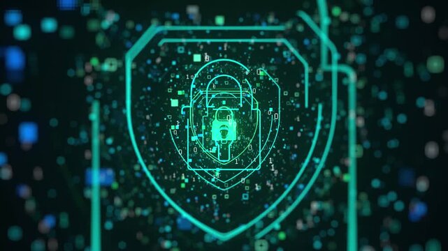 cyber security padlock symbolizes the protection and safeguarding of digital assets and information against unauthorized access, cyber threats, and malicious activities
