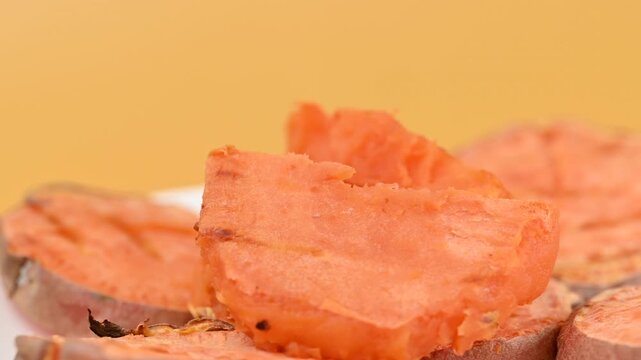  video of a baked sweet potato