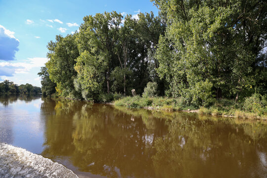 Die Donau bei Regensburg.
