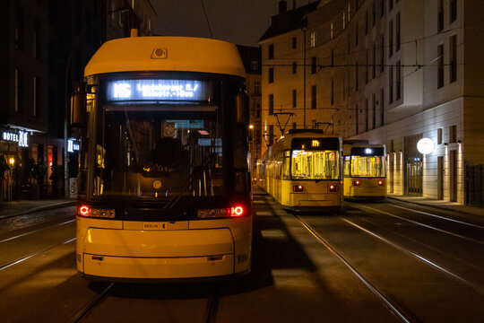 Berlin Night Tram
