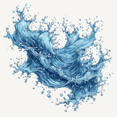 Obraz premium Water Design Very Cool