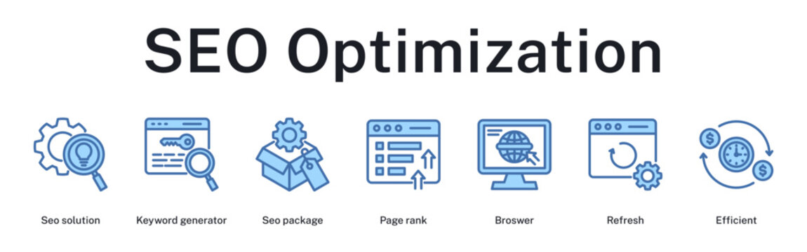 SEO optimization workflow from keyword research to efficient page ranking and browser performance