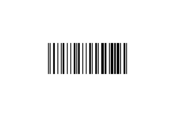 Obraz premium Abstract Black Barcode Line Pattern