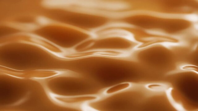 Close-up of caramel texture surface.