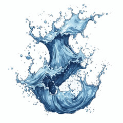 Obraz premium Water Design Very Cool