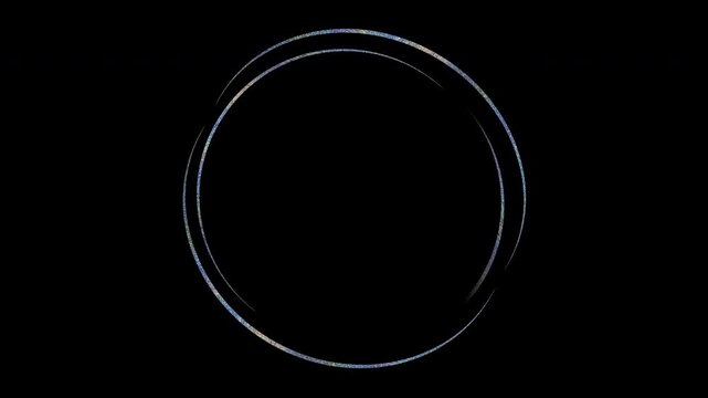 Iridescent Holographic 10 to 0 Countdown Overlay, 4K Alpha Channel