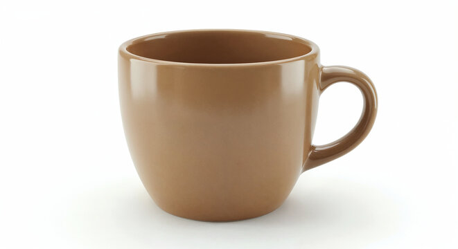 Coffee cup isolated on white background 3D rndering.