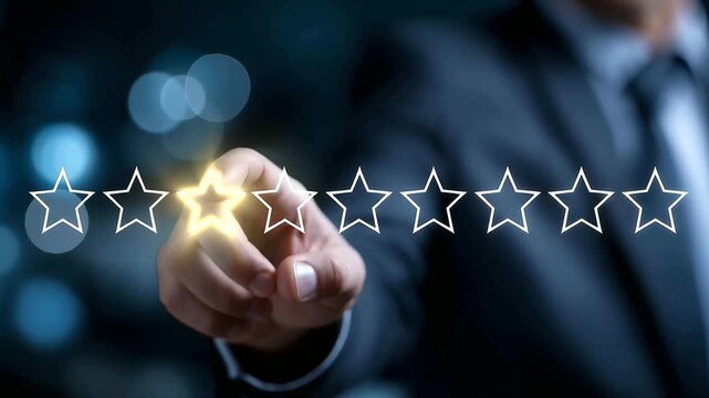 Excellence achievement strategies, business success framework, top-quality customer service, five-star reviews, outstanding brand reputation, faceless service professional, with