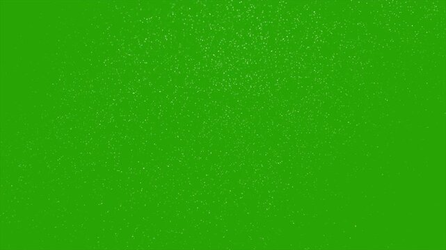 Dust particles overlay animation. Subtle floating specks on green screen for compositing and visual effects