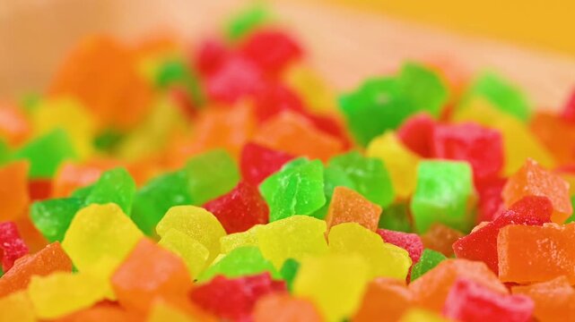  video of candied fruits