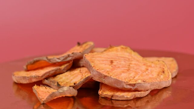  video of a baked sweet potato