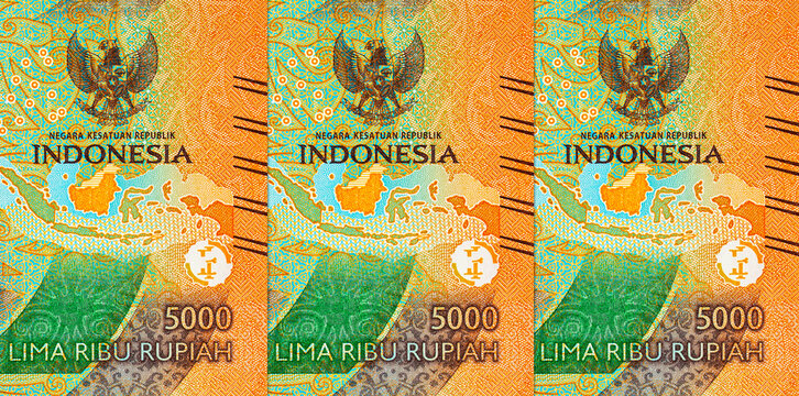 5000 Rupiah Indonesia with portrait of Idham Chalid. New money of Indonesia.