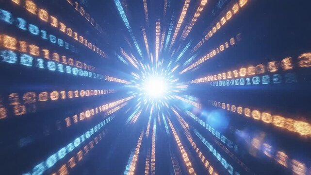 Digital binary code tunnel