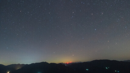 night sky with clouds © Bai