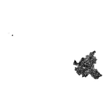 Sketch Hamburg outline map design