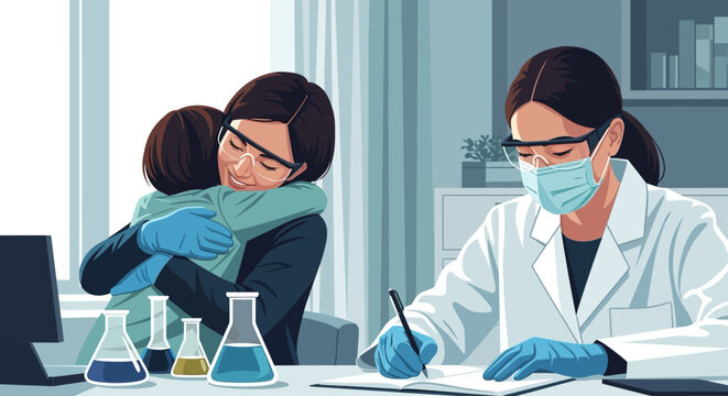 Dual roles: scientist and caregiver balancing lab research and family life