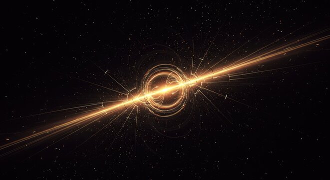 Abstract visualization showing extreme chronological bending and a fractured timeline in a deep void background, representing conceptual physics, science, temporal, flux