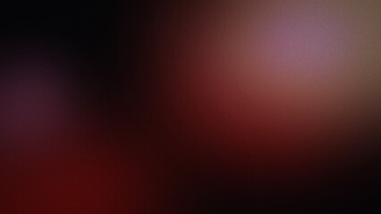 Obraz premium Dark grainy gradient background with soft blurred light transitions in deep red purple and black tones for subtle atmospheric texture display