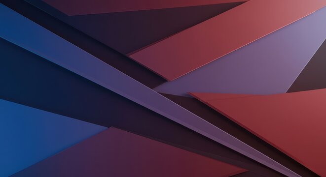 An abstract digital background featuring geometric shards of color creating a dynamic, broken, and layered composition suitable for modern design, stylish, fragmented, shard