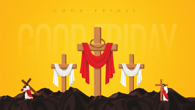 Good Friday Peace of Holy Week Social Media Post, Web Banner, Status, Story