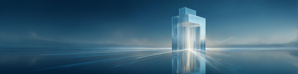 abstract cube futuristic